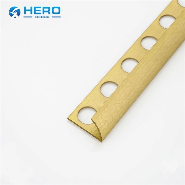 Brushed Brass Tile Edge Trim manufacturers