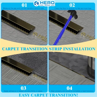 カーペットエッジトリムの取り付け方法