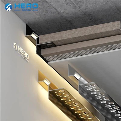 アルミニウム天井のシャドウ ギャップ プロファイル