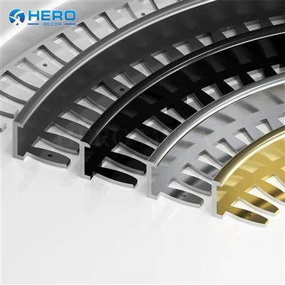 柔軟なタイルエッジトリム