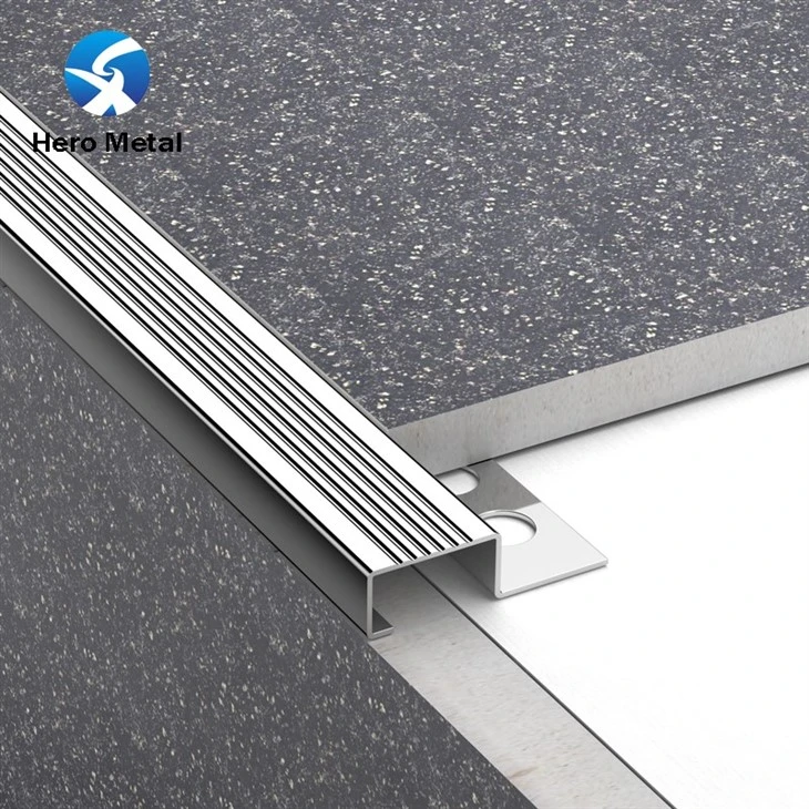 Stainless steel stair nosing
